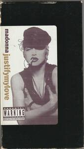 MADONNA Madonna Justify My Love US Warner Reprise Video made NTSC VHS hi-fi videotape 