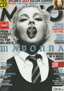 MADONNA　マドンナ　表紙雑誌 MOJO 2015年3月号 　UK輸入雑誌　表紙＋１３ページ特集