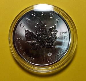 カナダメイプルーフ1オンス銀貨