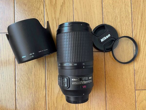 ニコン Nikon AF-S VR Zoom Nikkor 70-300mm f4.5-5.6G IF-ED 望遠レンズ 