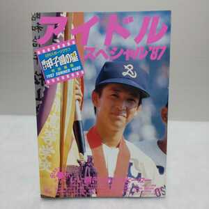 輝け甲子園の星 アイドルスペシャル'87 1987.SUMMER 日刊スポーツグラフ第78号