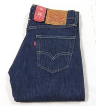 未使用品 米国製 Levi’ｓ 511 SLIM WHITE OAK デニムパンツ 紺 W29 リーバイス スリム 04511-2300 ホワイトオーク USA製 アメリカ製_画像1