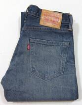 日本製 Levi's リーバイス 04511-2436 スリムフィット デニムパンツ 紺 W30 ジッパーフライ イレギュラー品_画像1