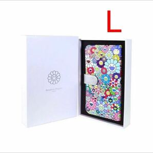 【新品】Lサイズ 村上隆 Flower Flip Case スマホケース 手帳型 フラワー iPhone iPhoneケース 手帳型ケース の画像1