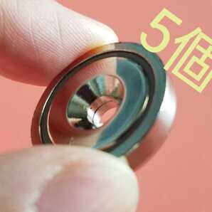 穴が開いた超強力 大型 ネオジム磁石 ネオジウム磁石 5個 magnet