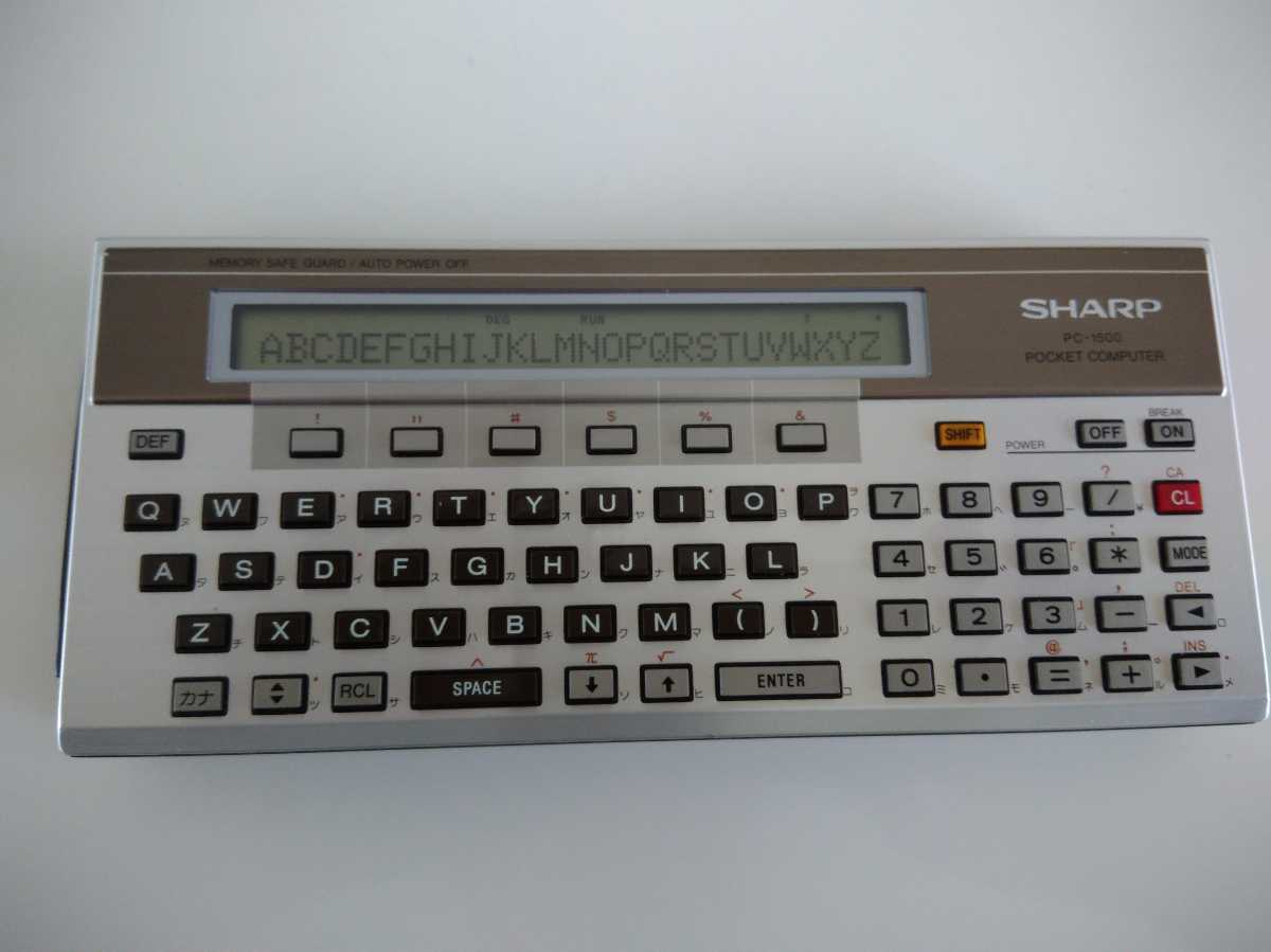 ヤフオク! -「sharp pc-1500」の落札相場・落札価格