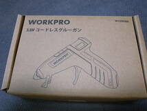 ★WORKPRO★コードレスグルーガン★3.6V★1回使用品!_画像1