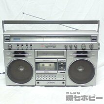 2KT110◆動作OK!当時物 ナショナル/National RX-5650 FM-AMステレオ ラジオカセットレコーダー 電源コード付/昭和レトロ ラジカセ 送140_画像1