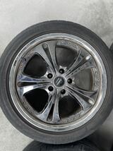 WEDS クレンツェ　ケルベロスⅡ 7.5J 18インチ4本セット　タイヤ付　アウターリム32mm 225/45R18 センターキャップ付　114.3 5H_画像3