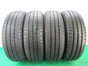 【宮城発】185/65R14 86S★8.5分山 ダンロップ EC204 2019年製 4本価格 中古ノーマル【送料無料】MYG-2516★