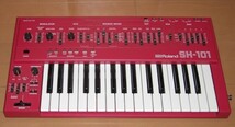 レア Roland SH-101 赤 アナログシンセサイザー 動作美品_画像1