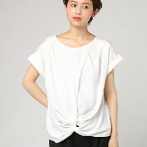 Factor= パウダーサテンブラウス カットソー Tシャツ