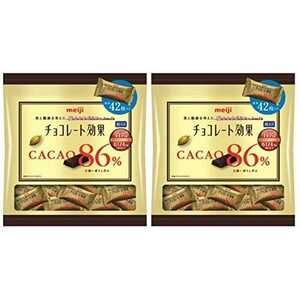 明治 チョコレート効果 カカオ 86% 42枚×2袋 