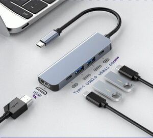 USB Type C ハブ PD充電(100w) 4K HDMI USB3.0 アダプタ USB変換 macbook mac Type-C IPHONE アンドロイド　android　アイホン対応