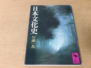 ●P178●日本文化史●川瀬一馬●遺物遺跡日本民族大陸文化移入聖徳太子治世律令格式仏教平安朝武家政権西欧文明武家文化●即決