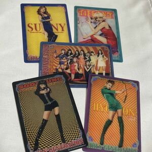 少女時代 SNSD セブン&アイ カードコレクション 5枚セット