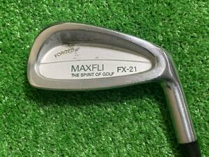 SAI-1312　中古　単品アイアン　DUNLOP　MAXFLI マックスフライ　FX-21　FORGED　4番アイアン　カーボンシャフト　Flex S