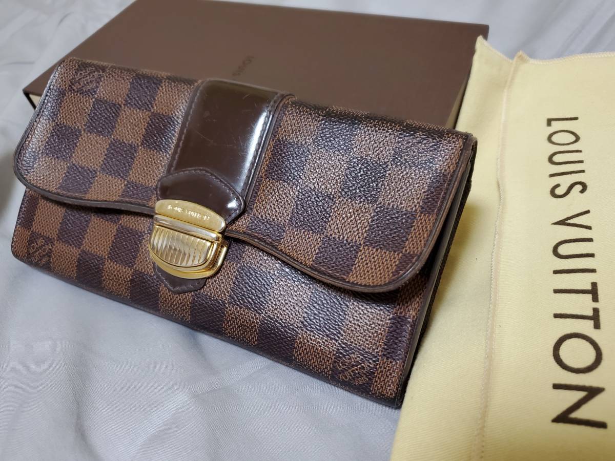 LOUIS VUITTON/ルイヴィトン ダミエ ポルトフォイユ システィナ N61747