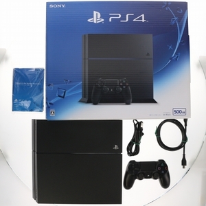 【訳あり】(本体)プレイステーション4 PlayStation4 ジェット・ブラック HDD500GB(CUH-1200AB01) 60000478
