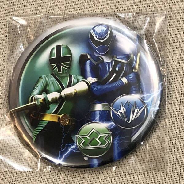 【アマゾンで2980円〜5980円】スーパー戦隊ヒーロー缶バッジ シンケングリーン&キラメイブルー缶バッジ シンケンジャー キラメイジャー