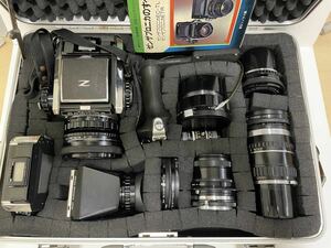 【良品】ゼンザブロニカS2　レンズセット　75mmf2.8　50mmf3.5　135mmf3.5　TELEMORE　アクセサリー　フイルムカメラ　中判カメラ