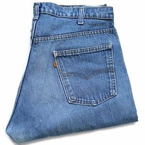 ★80s USA製 Levi'sリーバイス 505 デニムパンツ w38★80 オールド ビンテージ ジーンズ ストレート ハチマル ヒゲ ビッグサイズ