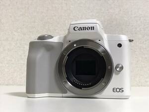 Canon EOS Kiss M ミラーレス一眼カメラ ボディ キヤノン ホワイト