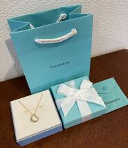 新品 正規品 ティファニー tiffany&co ネックレス オープンハート イエローゴールド K18 ケース巾着紙袋リボン ゴールド ハート プレゼント_画像7