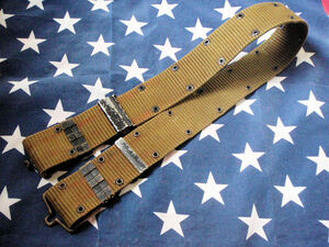 T1280* the US armed forces nylon made LC-1 piste ru belt (DSA not yet details )M size?/LC1 Alice equipment . the US armed forces nylon made PISTOL BELTS cartridge belt * American sea ..USMC American land army 