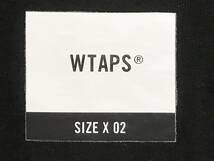 送料無料 21SS WTAPS ダブルタップス バックロゴ Tシャツ 2 黒_画像6