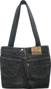 リメイク ブラック バッグ リーバイス Levi's 未使用ジーンズ BAG1-124