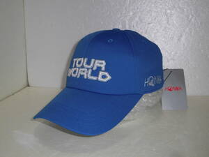 未使用 正規品 本間ゴルフ TOUR WORLD キャップ 青 ブルー 帽子　831-419601 HONMA ホンマ