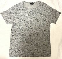 Paul Smith ポールスミス Drawn by Paul 総柄 アート 柄 Tシャツ Mサイズ イラスト_画像1