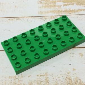 ☆5☆　LEGO duplo　4×8ポッチ　12.5×6.5ｃｍ　基礎版　ベースプレート　レゴ　デュプロ　特殊ブロック　送120円～
