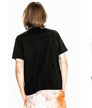 ACANTHUS アカンサス 20年春夏 タイダイ染めカットソー 半袖Tシャツ 定価9,900円 XL 送料210円〜 CT2006 tie-dye Tee メンズ ブラック ロゴ_画像4