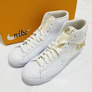 NIKE ナイキ BLAZER MID '77 LX ブレーザー ミッドカット スニーカー US9.5 26.5cm 【DM0850-100】ホワイト 未使用保管品 靴 箱付き 白