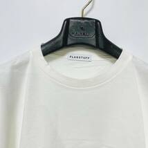 美品 フラグスタフ 19年春夏 ZIP BIG T ジップビッグTシャツ 定価9,900円 L 送料210円〜 F-LAGSTUF-F メンズ オーバーサイズ FLAGSTUFF 白T_画像5