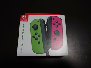 Nintendo Switch Joy-Con ジョイコン ネオングリーン ネオンピンク　スプラトゥーン