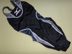 [ beautiful goods ] Mizuno (mizuno).. swimsuit mighty line water Gene is ikatto black × silver 