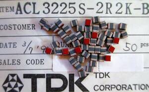 [TDK] chip type in dakta( coil )ACL3225S-2R2K-B=10 piece collection 