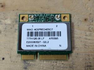 A4742)SONY VAIO PCG-6161N 用Atheros AR5B95 無線LANカード　中古動作品