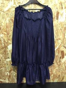 [Cynthia Rowley] sincere * lorry lady's / tunic / dark navy size :2[ unused ]