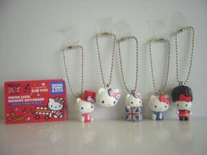 #Itm06GZ Hello Kitty Union Jack эмблема цепь все 5 вид *TAKARATOMYARTS*200 иен =012193_c