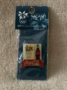 長野オリンピック公式ライセンス商品　スポンサーピンズ　コカコーラ