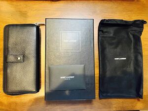 SAINT LAURENT PARIS サン ローラン パリ YSL イブサンローラン サックドジュール ラウンドファスナー 