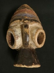 Art hand Auction Cameroon mask/Africa/antique/mask/wood carving/carving/wooden carving/mask/ethnic/handmade/next day shipping, Artwork, Sculpture, object, object