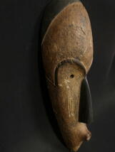 フォン族マスク カメルーン アフリカ アンティーク マスク 木彫り 彫刻 木彫品 仮面 民族 ハンドメイド 翌日発送_画像3