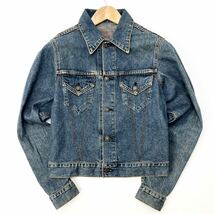 リーバイス ☆ LEVIS 70767-08 デニム ジャケット 38 インディゴ こなれた風合い◎ 大定番 アメカジ 渋め 無骨 バイカー 古着MIX■CD147_画像2