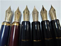 1円～ おたからや★B0614-27　PILOT パイロット 万年筆 カスタム74×4・カスタム98×2 ペン先全て14K585刻印 計6点_画像8