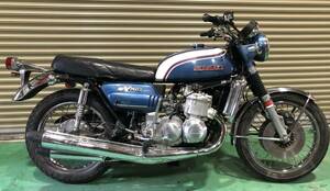 GT750 書類付 エンジン作動確認済み ベース車両 オリジナル GT380 GT550